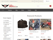 Tablet Screenshot of greatbikersgear.com